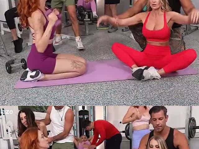 Fitness Freaks Have Fuckfest At Gym