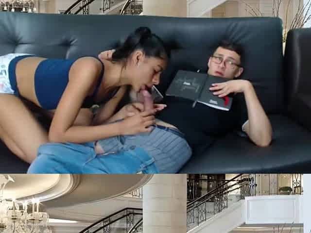 teen bang in doggy style hard