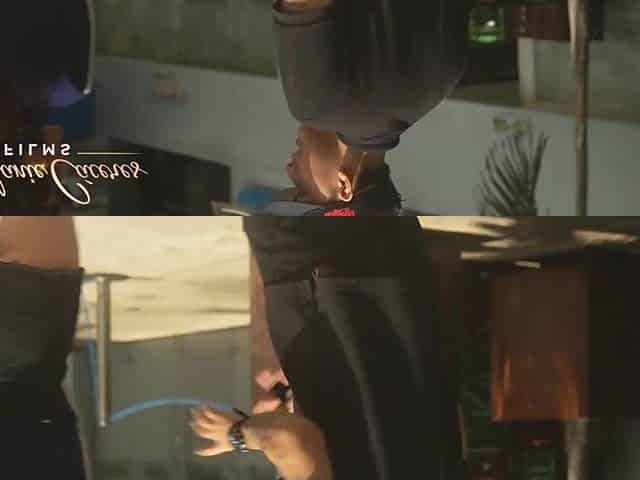 Latin chick with biggest bazookas gets screwed by a stranger's giant wang