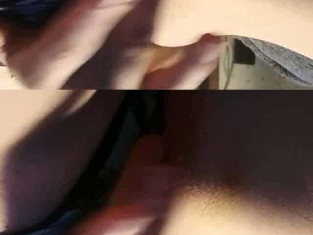 Playing over my panties - Tattooed Teen's Solo Show