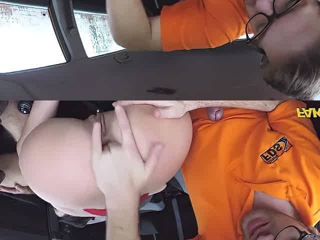 Hawt British Pornstar Double Penetration In A Car