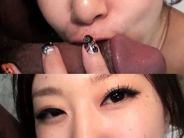 Asian girl screwed hardcore and gave blowjob