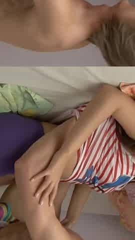 Two horny Russians teens have a wonderful time fucking