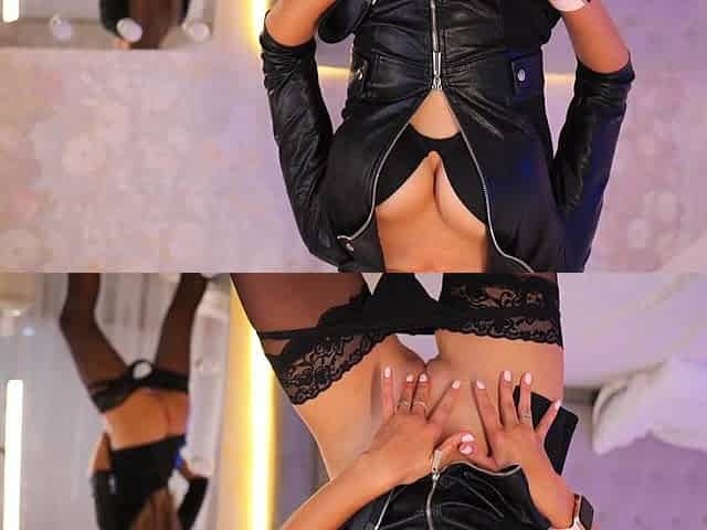 Showed Her Tight Pussy