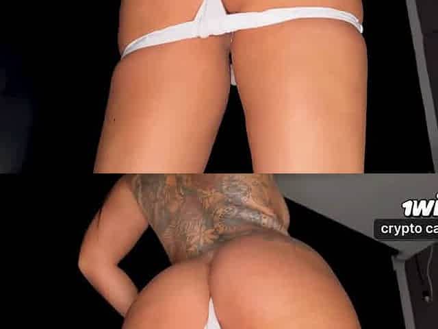 Brunette with thick donk gets reverse cowgirl torn up by a babe with congenital blowjob skills. Cum in throat during powerful co