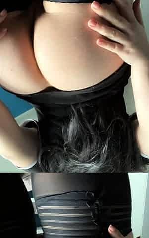 Busty brunette bitch with big boobs