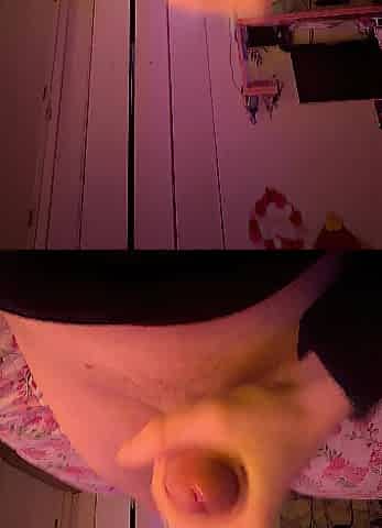 Femboy solo masturbation (Huge Ejaculation)