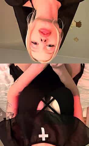 Big Boobed Blonde Masturbates With A Dildo In The Bathroom