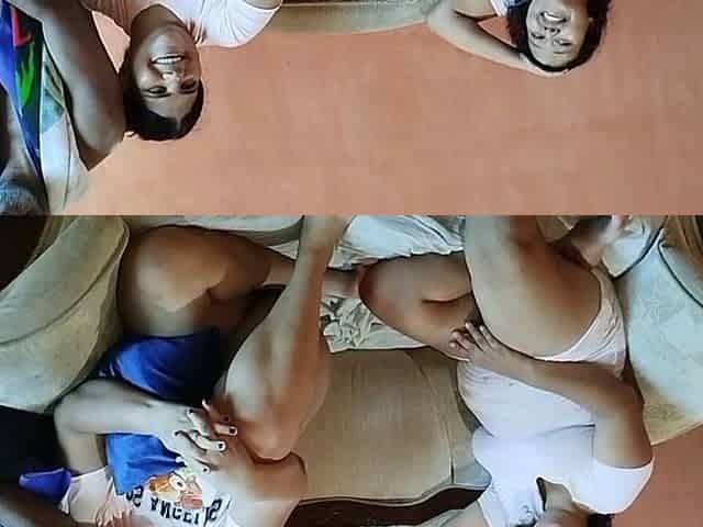 My Fucks with My Wife and Stepdaughter's Big Asses. What a Delicious and Juicy Pussy