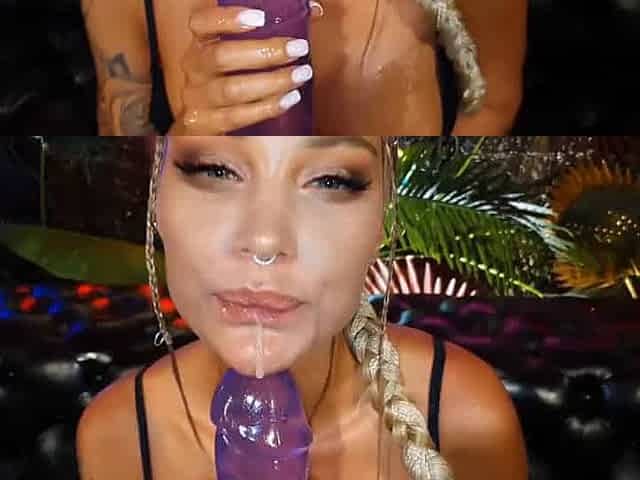 Pornstar Monika Fox goes solo with huge dildos, ass fucking and dual penetration!