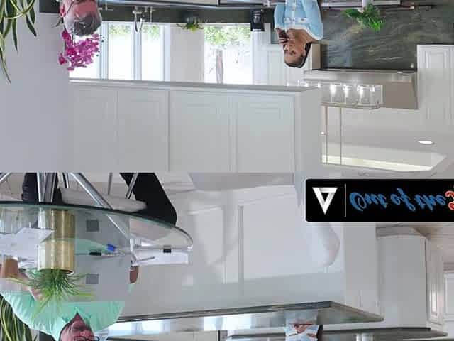 Brunette Vixen in Step-Fantasy Roleplay Gets Naughty on Kitchen Counter