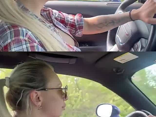 Country Mechanic Boinks Red-hot Platinum-blonde Driver From Behind To Fix Her Car - Xxx!
