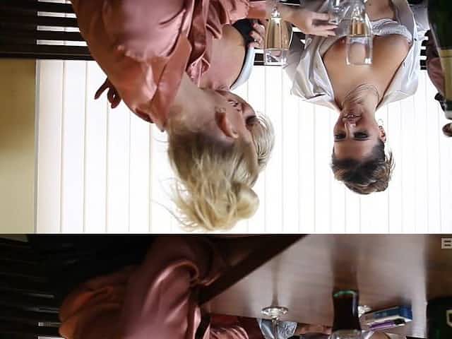 Intense sex at the bar with a bunch of hot women