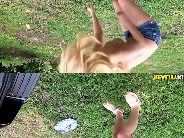 Glassed Teen 18+ Haley Getting Her Pussy Fucked Close Up In Outdoor Pov