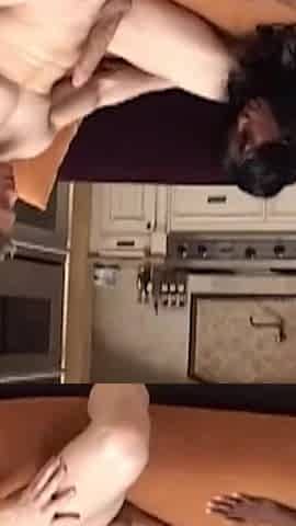 Her Big Black Ass Serves as Cum Dump for Horny Dudes in an Interracial Threesome