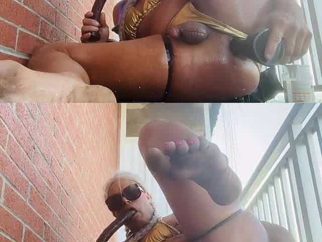 SexyGirlStephanieJames - outdoor anal play