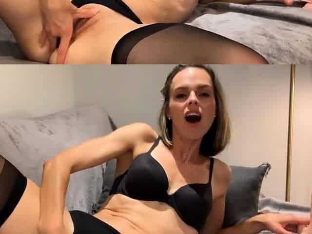 Hotgirl Masturbates with Dildo as Cuckold Husband Watches