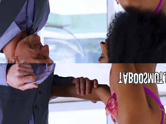 Voyeur Ebony Lesbo Pair Screwing With Hung Coworker