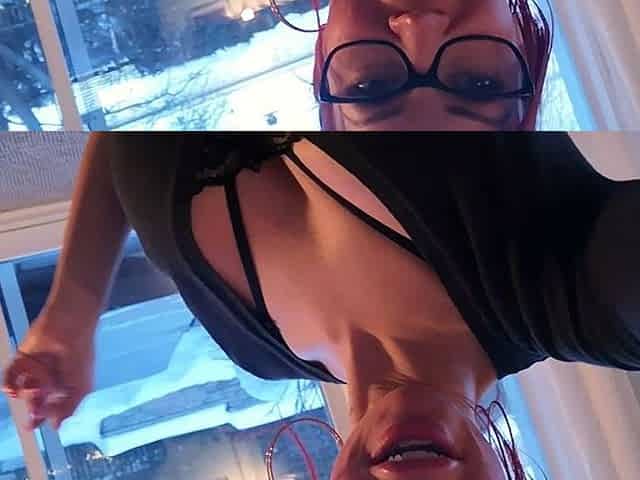 Great Big Boobs On Masturbating Redhead