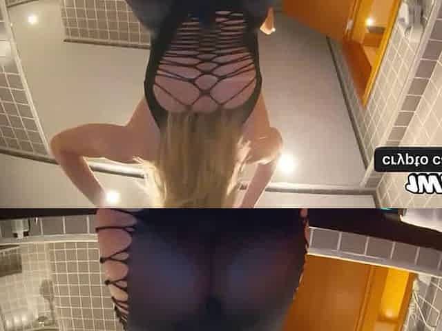 Hot amateur Kathy rocks crotchless panties, well-prepped for a Brazilian XXX ride! Get prepared for the ultimate creampie!