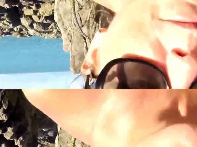 Amateur Mature Blowjob on the Beach