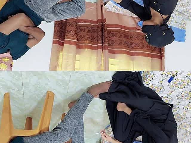 Smoking Aunty Sex a Muslim Hijab Aunty Hire Me for Suck Her Hairy Pussy
