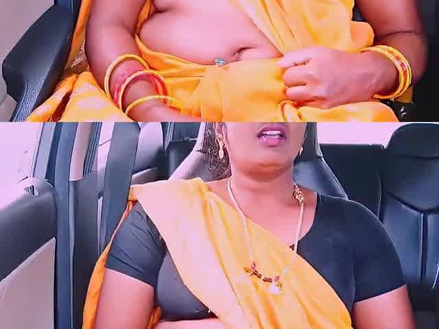 Villege maid car sex Telugu obscene talks.