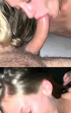 Czech amateur blowjob and fucking POV in public