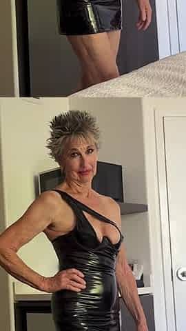 The Cougar Crawl Across the Bed -- and My Hairy Pussy