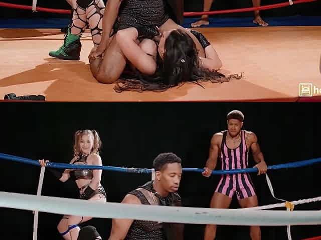 Wild Interracial Boxing Event - Tag Me In - Amalia Davis Takes On Bbc