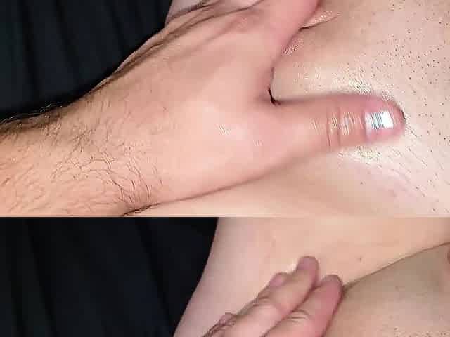 Spanked that large twat
