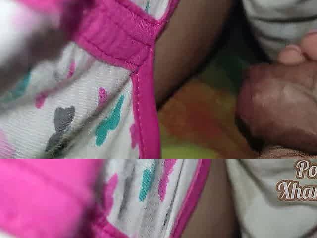 Stepsister's hand secretly helps me cum two times