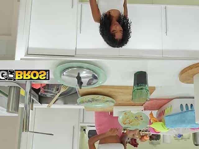 BANGBROS - Studio Cleaning Turns Into Studio Screwing With Barbie Rous And Her Bubble Booty