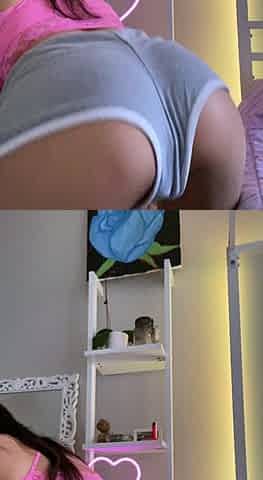Big boob brunette masturbates on webcam