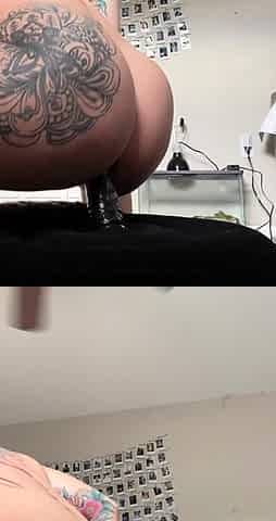 Sexy teen ebony solo toy masturbation