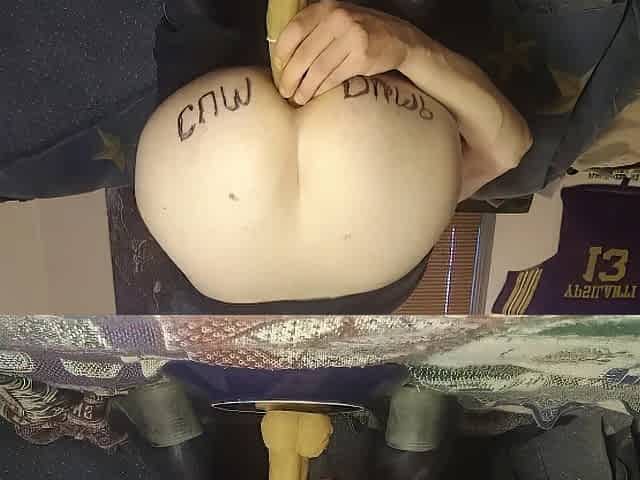 Sissy Maddie rides her sex toy