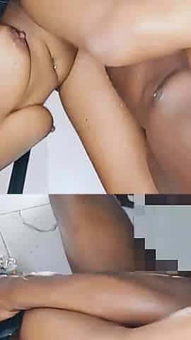 Fat BBC Sucked and Fucked Till He Creampied Her Wet Juicy Pussy