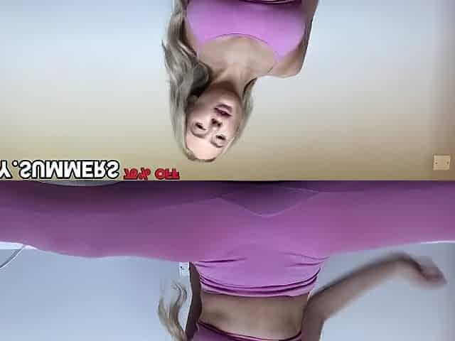 Yoga my breasts barely fit!