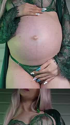 9 Month Pregnant Belly Is so Huge! Look at It