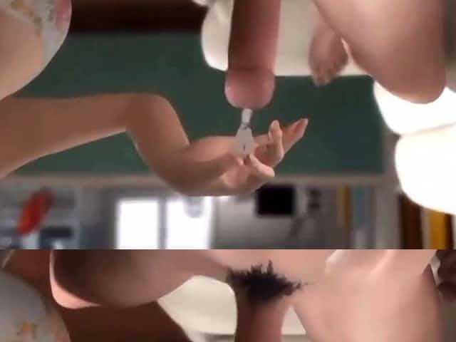 Girl fingering dick stuffing a dildo into the urethra.