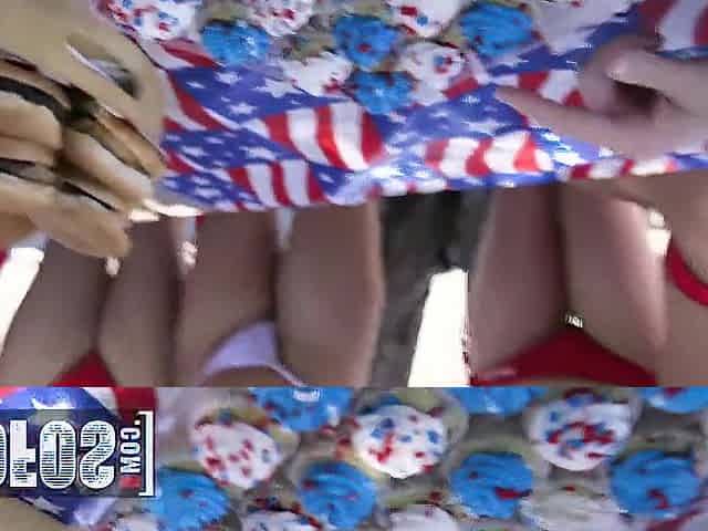 MOFOS - Blake Eden Gets Her Cunt Licked At A fourth Of July Party Full Of Exposed Enjoyment And Flashing