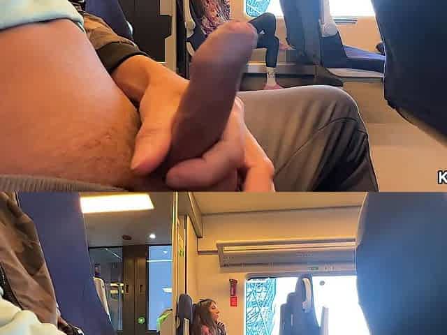 A stranger masturbated and sucked me on the teach in public