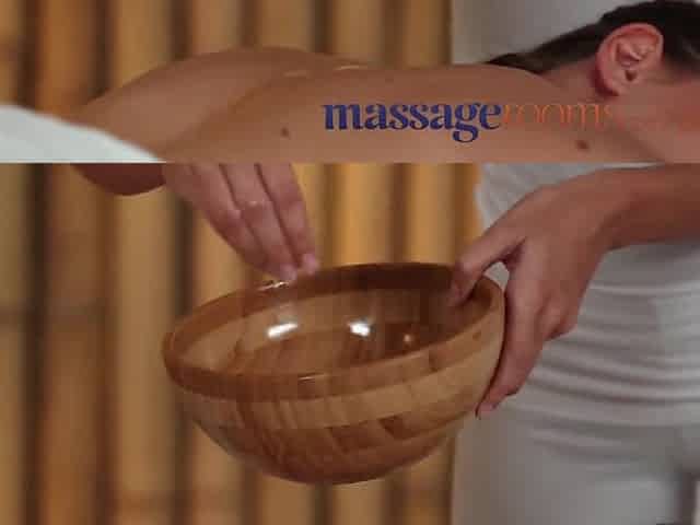 Massage Rooms Breasty amateur gets her snatch stretched in lesbo rencounter