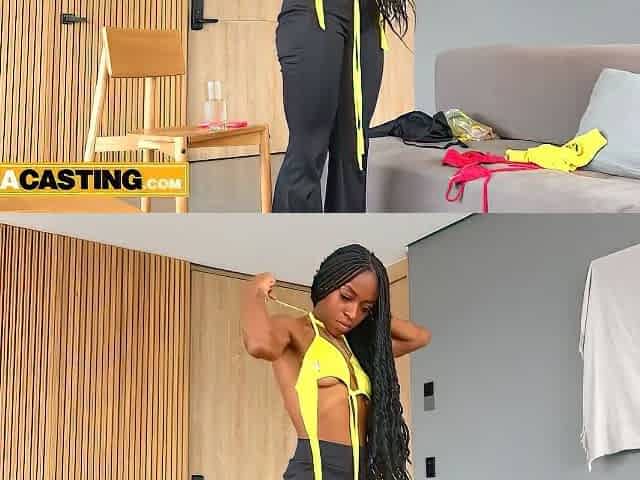 Petite Black Latina Anal Impaled In Casting