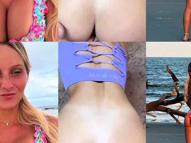 Beautiful Blue Eyed blonde model First Hardcore sextape