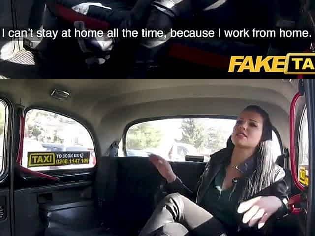 Fake Taxi Hawt large bazookas German lusts for large penis taxi romp