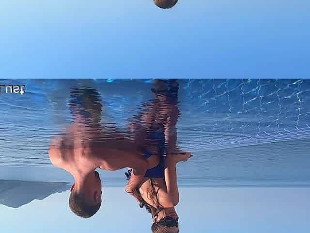 Part 1. Stranger meets Candy Craving in the pool and screws her in the hotel. Oral, creampie
