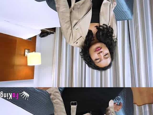 We managed it once more - we persuaded the cleaning woman to engage in anal sex with us.