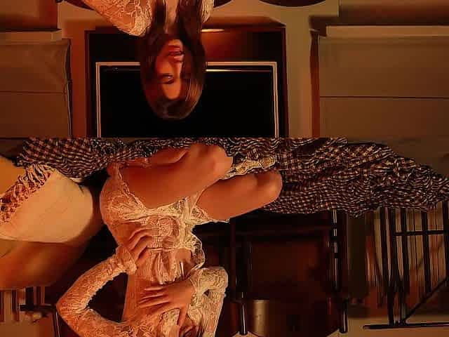 Your pleasant gal teases u and pleases herself in a warm and cozy romantic atmosphere