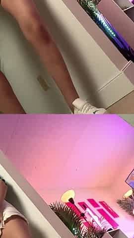 Amazing Stocking Fetish with Her Femboy with Amazing Scene!